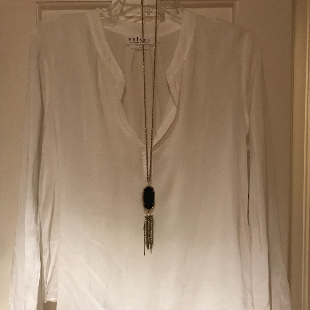 VELVET white blouse